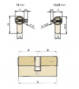 CILINDRO LINCE C 3 50x50 NIQ