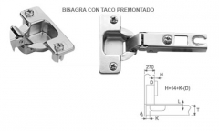 BISAGRA COCINA N05 35 RECTA AVION 25500