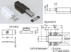 PESTILLO CONTAC.MAG.ML-120BR SUGAT.MARRON 97069