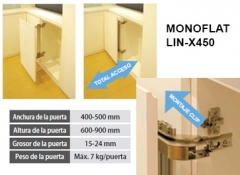 KIT BISAGRA APERT.LATERAL MONOFLAT X450H 97076