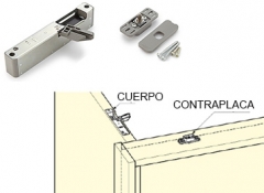 AMORTIGUADOR OCULTO PUERTA 14-40 KG DCH 97086