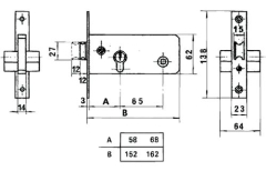 CERRADURA METAL 5557/70 LINCE